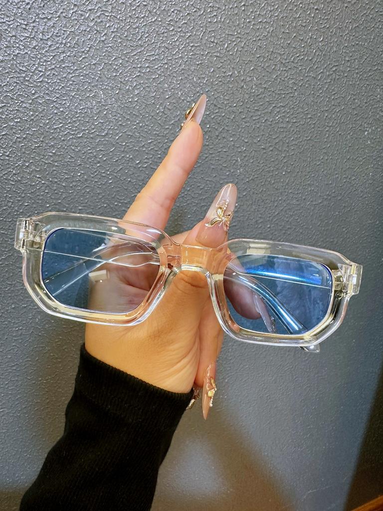 New Small Rectangle Sunglasses Women Fashion Brand Square Sun Glasses Men Classic Vintage Punk Shades UV400