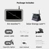 WIFI Wireless Rear View Backup Camera Solar Powered Energy Magnet Reverse Cam with AHD 5"  Monitor for Camper Truck Trailer