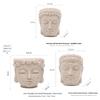 Durability Light weight Resins Buddhas Statue Flower Pot Ideal For Home Office Balcony Plant Decorations