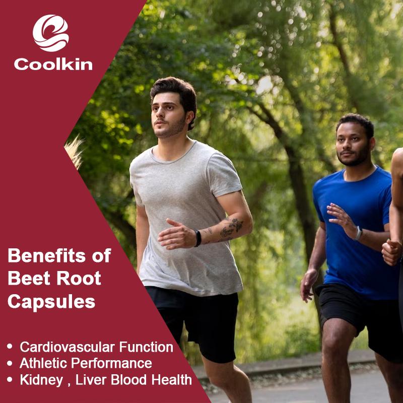 COOLKIN Organic Beetroot 20:1 Extract, equivalent to 8000 mg of fresh beetroot, aids digestion and lowers cholesterol.