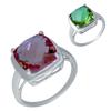 Срібне кільце з султанітом 4.975ct, вага виробу 4,3 г (1948484)