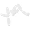 50 Pcs White Curtain Track Hooks Durable Curtain Accessories New Curtain Track Clips  Bedroom