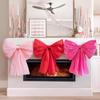 Valentine's Day Giant Wall Bow Large Wall Hanging Red Pink Bows Decor for Home Bedroom Kitchen Birthday Party Supplies Photo Booth Props