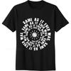 Brand Summer Women T Shirt Same As It Ever Was Spiral Text Design Short Sleeve Adult O Neck Top Tees Summer Cotton Men Tshirt