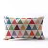 Nordic Fashion Black Geometry Pillow Cover Geometric Triangles Deer Cushion Home Decorative Pillowcase Office Sofa