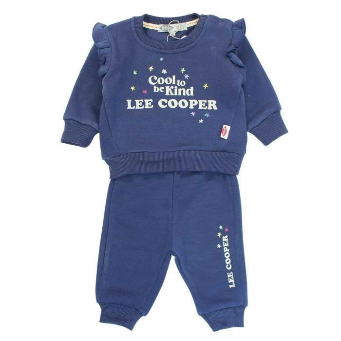 Ensemble jogging - Lee Cooper - LC11988 JOG BABY S1-3M - Bleu - Fille - Multisport
