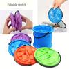 Versatile Foldable Bucket - Durable, Portable for Beach,Travel & Outdoor Adventures-Ideal for Camping, Picnics, Fishing & Hiking