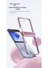 Samsung Z Flip8/7 Electroplated Transparent Full Coverage Case with Foldable Screen Protection