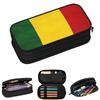 Jamaican Reggae Rasta Lion Jamaica Flag Pencil Cases for Students School Pen Box Pencil Bag Large Capacity Pencil Pouch