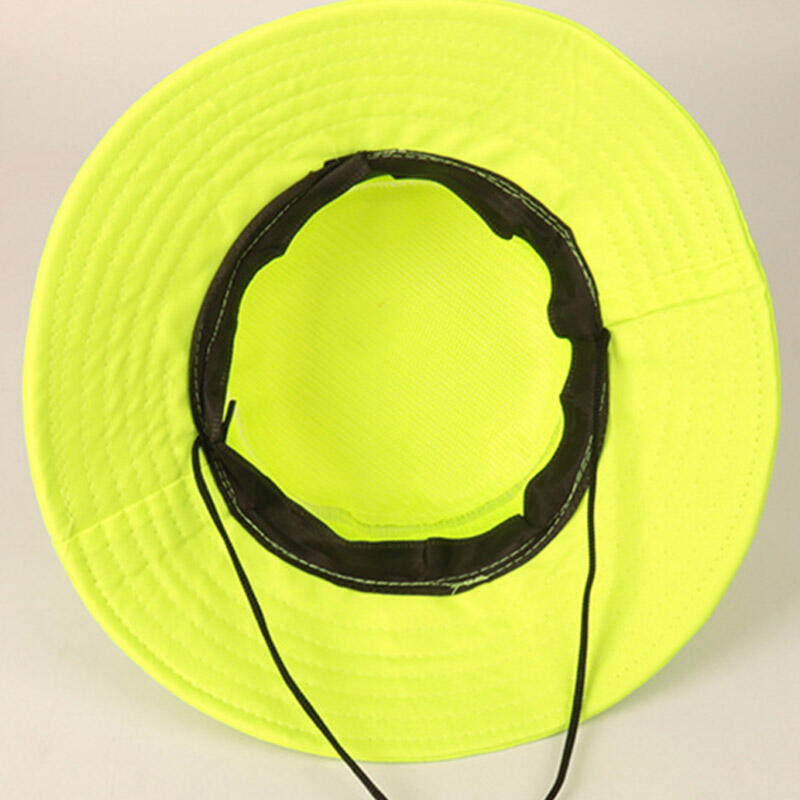 Safety Work Cap Fluorescent Summer Brim Hat for Workers DD-13174