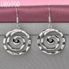 925 Sterling Silver Thread Drop Earrings Wedding Jewelry