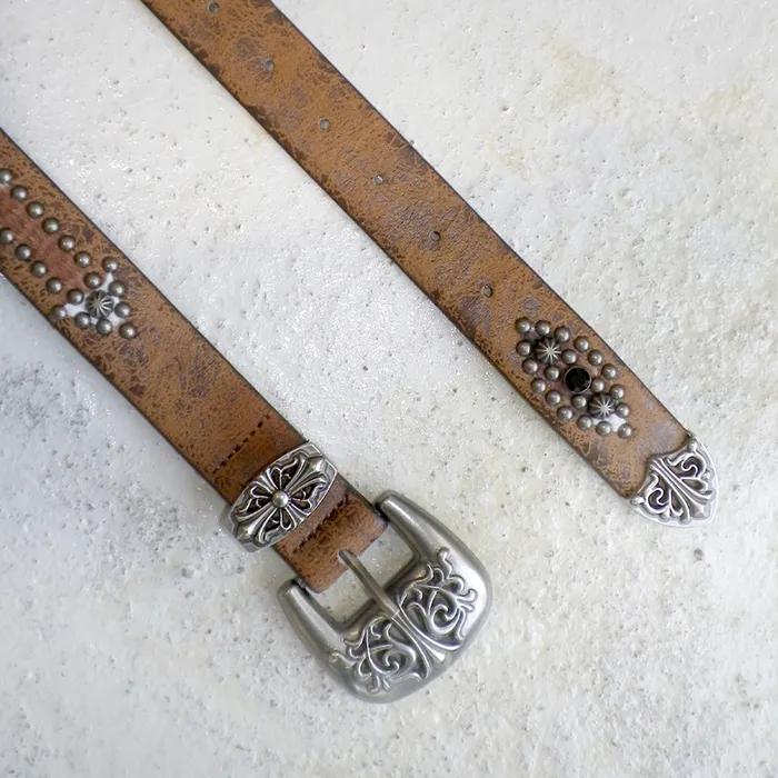 VINTAGE WESTERN BELT_BROWN