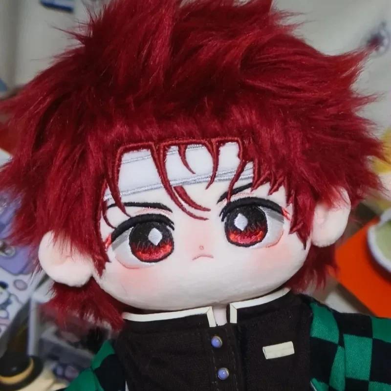 20cm Demon Slayer Kamado Tanjirou Plush Toy Anime Kimetsu No Yaiba Nude Body Soft Stuffed Plushie Doll Girl Christmas Gifts