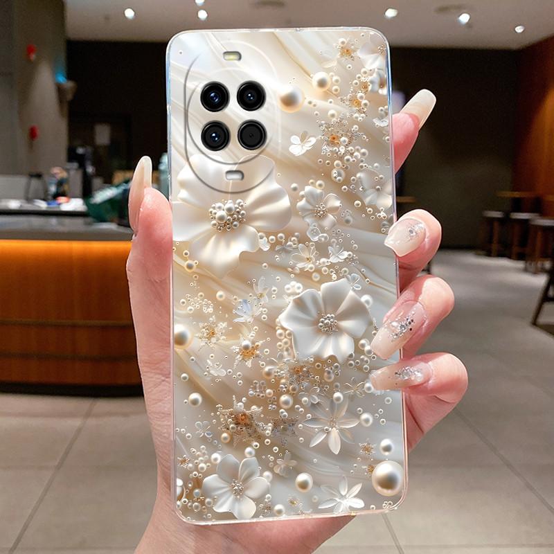 Nova14 Case Clear Luxury Fashion Butterfly Flower Soft TPU Silicone Back Cover For Huawei Nova 14 Pro Transparent Phone Cases