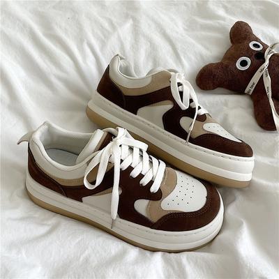Weiße Schuhe für Frauen Ins Trendy Minderheit All-Match Flache Frühling und Sommer Neue Canvas Board Schuhe