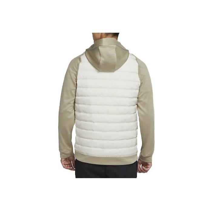 Nike Warm Colorblock Sports Training Hooded Cotton Jacket Men Outerwear Mystic-Stone BV6299-342