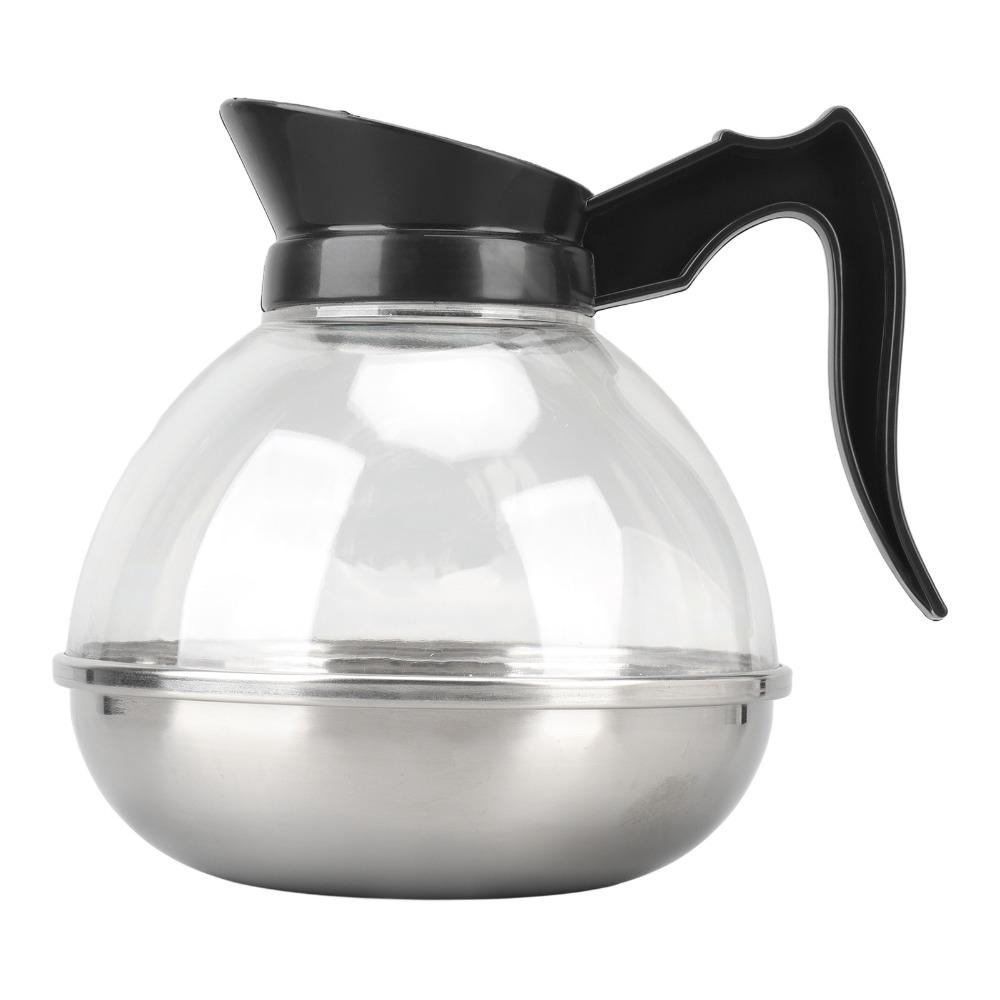 Stainless Steel Tea Pot Black Handle Tea Kettle Reusable Coffee Kettle  Coffee Making