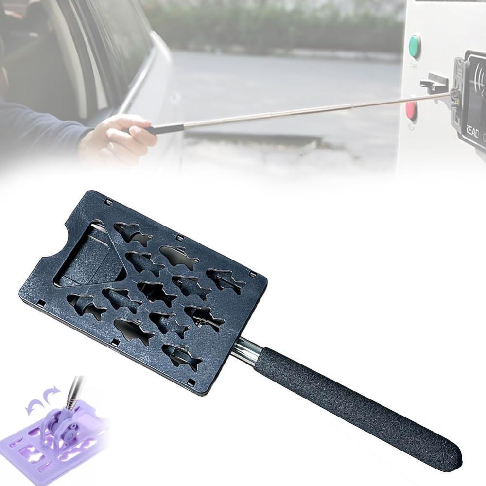 Durable 20-60cm Car Toll Card Stick Contactless Touch N Go Stick Telescopic Rod Car Accessory Payment Rod For Car Transportation