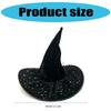 Halloween Witch Hat Wizard Hats for Women Girls Gifts Halloween Cosplay Costume Masquerade Carnival Party Decorations
