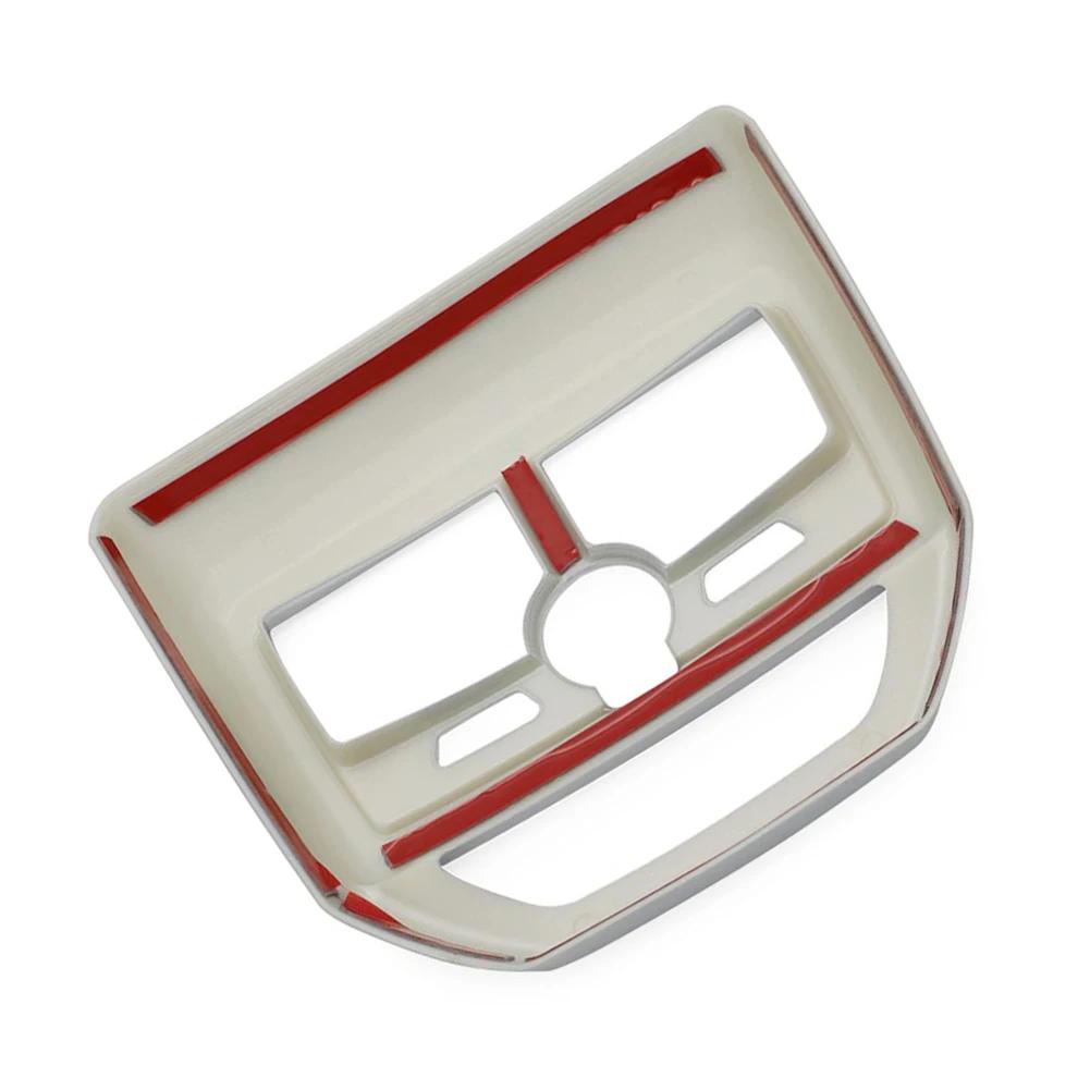 Autozubehör Armlehnenbox Hinten Klimaanlage AC Vent Outlet Molding CoveritTrim Für Peugeot 3008 GT 3008GT 5008 2017 2018