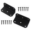 90 Degree L Angle Brackets for Enhanced Stability in Furniture Strong Metal Corner Supports with Porous Design