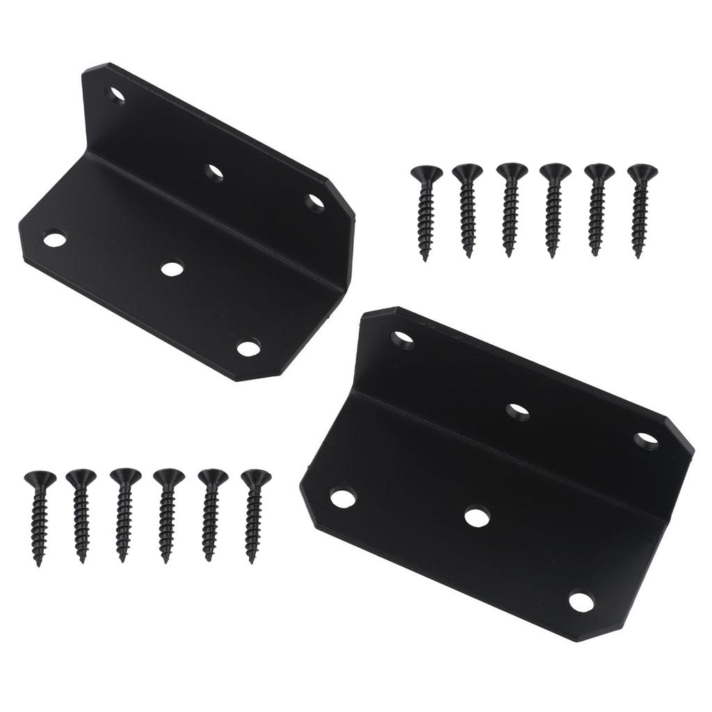90 Degree L Angle Brackets for Enhanced Stability in Furniture Strong Metal Corner Supports with Porous Design