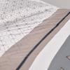 Parure de lit 2 personnes -TODAY - 240x200 cm - 100% Coton - Beige, Noir et Blanc