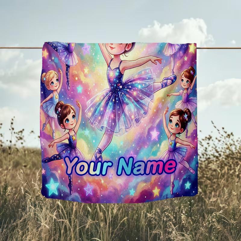 1PC Custom Name Stars Space Flannel Blanket Versatile,all-season Throw Suitable for the Living Room,bedroom,camping,travel,and Gift