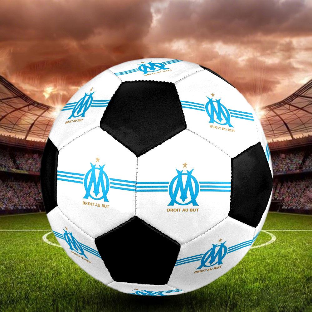 1PC  OM Size 5 Soccer Ball PrahaIndoor Soccer Ball Colorful All Ages Machine Stitched PVC Competition Ready Durable High-Bounce