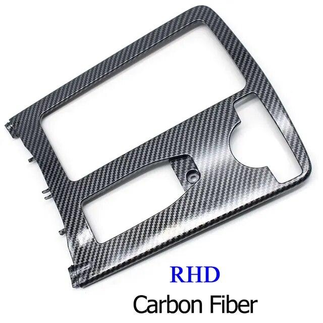 Interior Center Console Carbon Fiber Cup Holder Cover Armrest Storage Box Rolling Blind Panel For Mercedes Benz W204 W212 W207