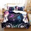 New 3D Print Re Zero Rem Ram Bedding Set Single Twin Double Queen King Cal King Size Bed Linen Set