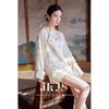 JK&JS Xiaochongshan Neuer Chinesischer Stil Satin-Druck-Ensemble