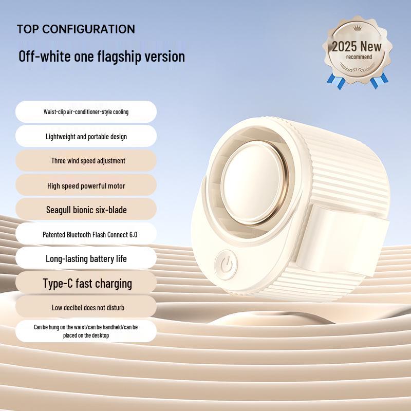 New USB Rechargeable Folding Fan: Long Battery Life, Retractable Design for Indoor/Outdoor Use