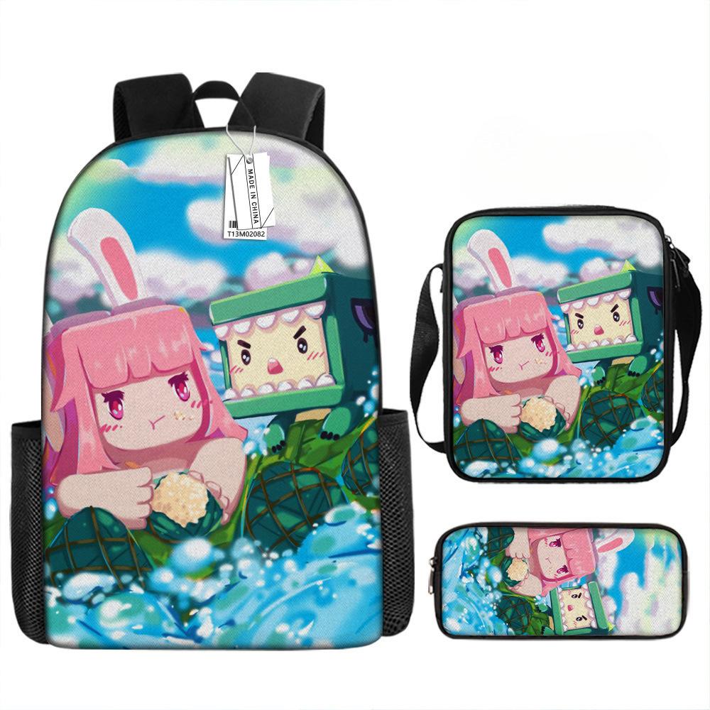 

Cartoon World Mini Printed Backpack Child Schoolbag Shoulder Bag Pencil Bag 1