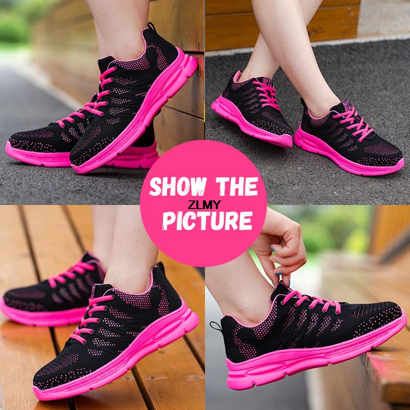 Sikkerhetssko Dame Ståltå Joggesko Pustende Lette arbeidsstøvler Anti-smash Anti-punktering Kvinne Sikkerhet Arbeidssko Dame