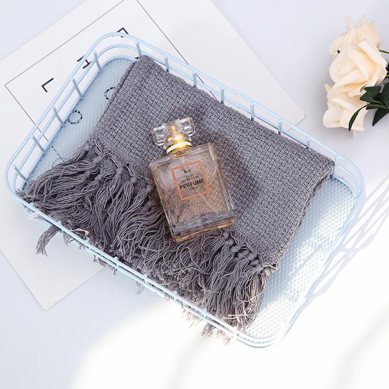 Eisenkunst Blau Snack- und Kleinkram-Aufbewahrungskorb mit Netzablage