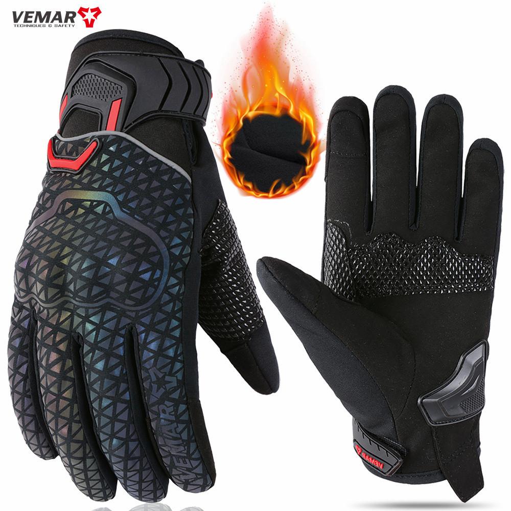 Motorcycle Gloves Autumn and Winter Reflective Gloves