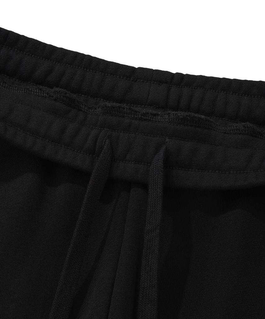 WACKY WILLY Women'S Straight Fit String Sweatpants Black