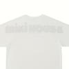 For for Boys and L White [Miki House] Web-exclusive Short-sleeved T-shirt Adults, Plain, Logo, Girls, Parent-child Pair, Baby, Kids, Children's