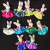 Traditional Hanbok Rabbit Doll Keychain (7 Colors) - Gift for a Foreign Friend