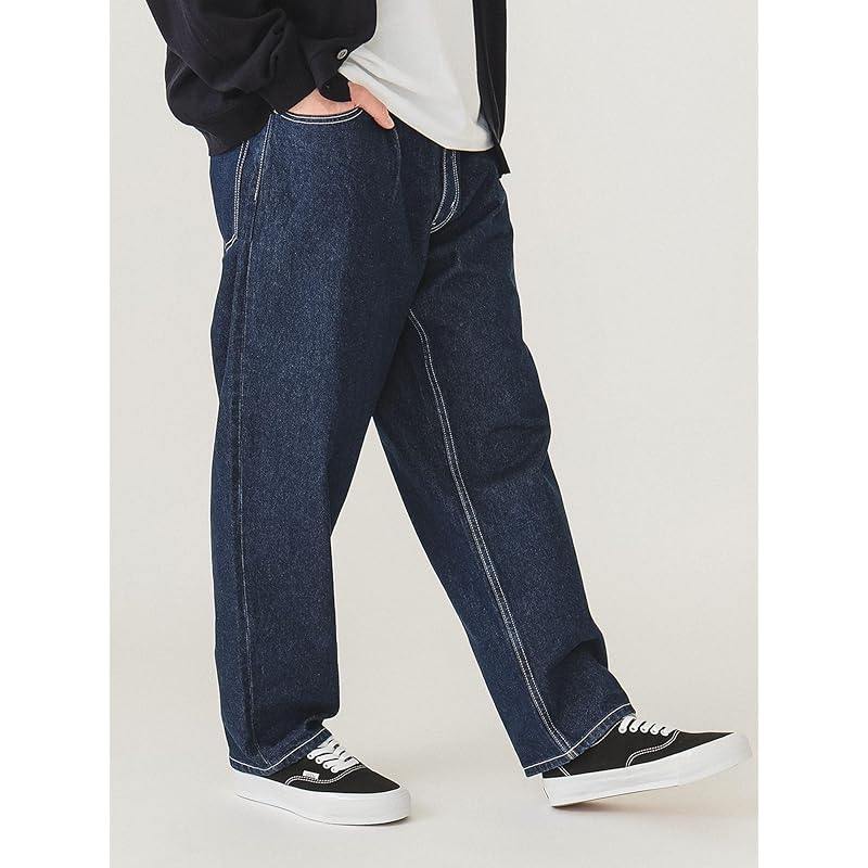 [Beams] 100 Famous Products Jeans Wide Tapered Denim Men's INDIGO S 11211131791