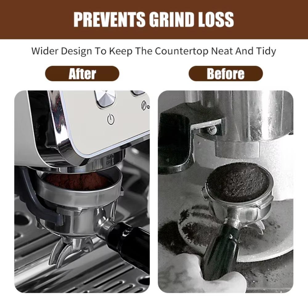 Aluminum Zinc Zinc Alloy Portafilter Coffee Catcher Ring 51/53/58mm Coffee Powder Ring  Barista