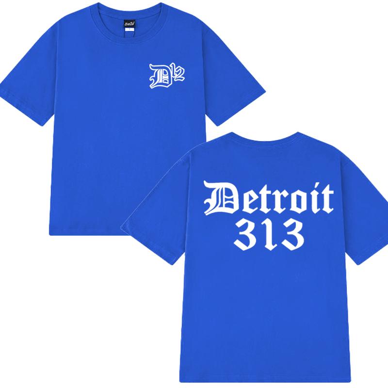 Rock Music D12 Hip Hop Double Sided Printed T Shirts Unisex Oversized 100% Cotton Short Sleeve T-shirt Men Women Vintage Tops