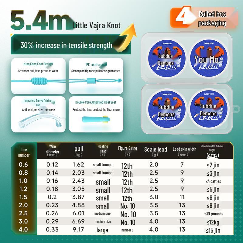 Премиальная японская нейлоновая оснастка для ловли дикого и карася - Основная леска Jia Diao Ni 1.2 - up to 5 lbs