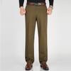 Autumn Winter Men's Trousers Business Casual Pants Long Vintage Cotton Loose Thick Plus Velvet Straight Leg Suits Pants For Men