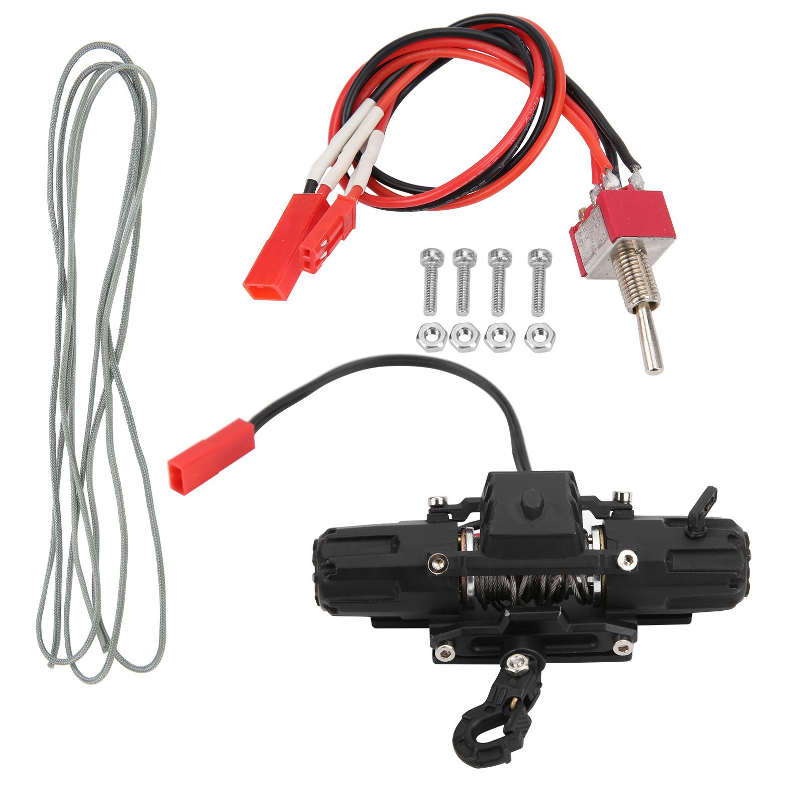 

Aluminium Alloy RC Car Double Motor Wire Automatic Winch for TRX4SCX1090046D90D110
