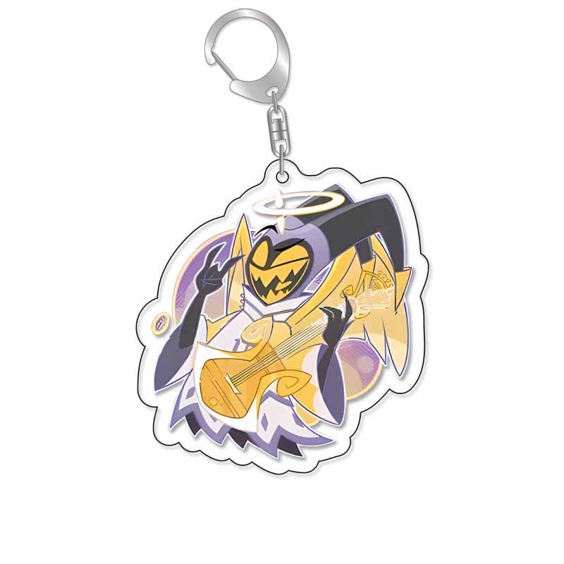 Q Version Alastor & Vicky Cute Cartoon Acrylic Keychain Gift 5cm