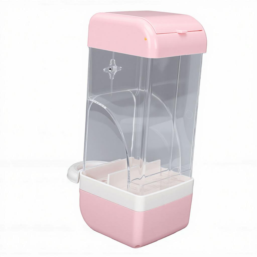 Bird Cage Feeder Squirrel Proof Parrot Feeder Food Dispenser Detachable Easy Refill Generous Storage