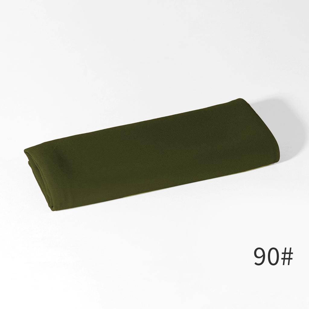 - New Monochrome Pearl Chiffon Bubble Towel Women'S Scarf Long Scarf Windproof And Sand-Proof Four-Season Scarf