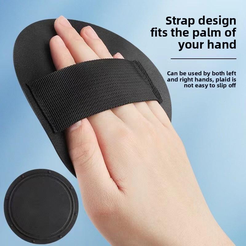 CA Black Exfoliating Bath Scrubber Fine Grain, Coarse Grain, Thick Finger, Thin Finger Styles Perfect for Home Use and Gentle Exfoliation